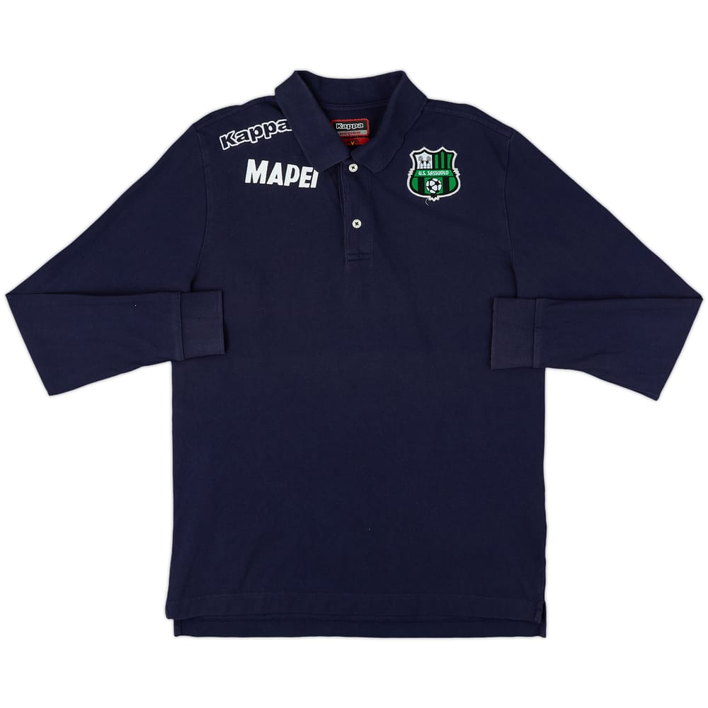 2017-18 Sassuolo Kappa Polo L/S Shirt - 7/10 - (M)