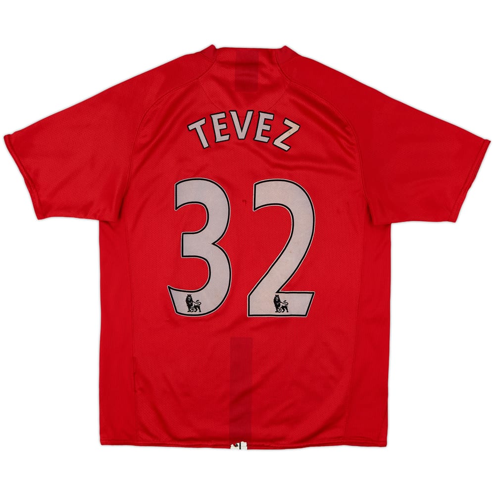 2007-09 Manchester United Home Shirt Tevez #32 - 4/10 - (M)