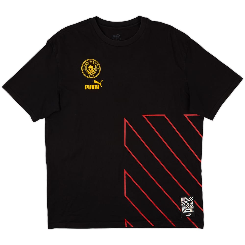 2022-23 Manchester City Puma Cotton Tee - 9/10 - (L)