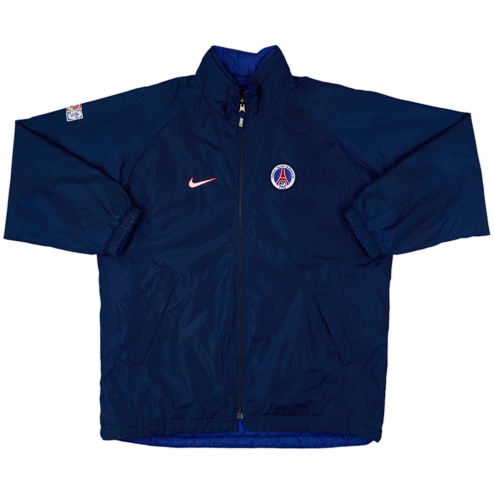 1998-99 Paris Saint-Germain Nike Reversible Padded Bench Coat - 3/10 - (L)