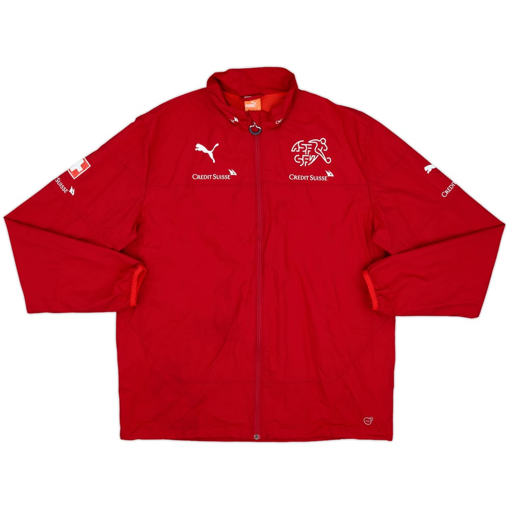 2010-12 Switzerland Player Issue Puma Track Jacket - 8/10 - (XL)