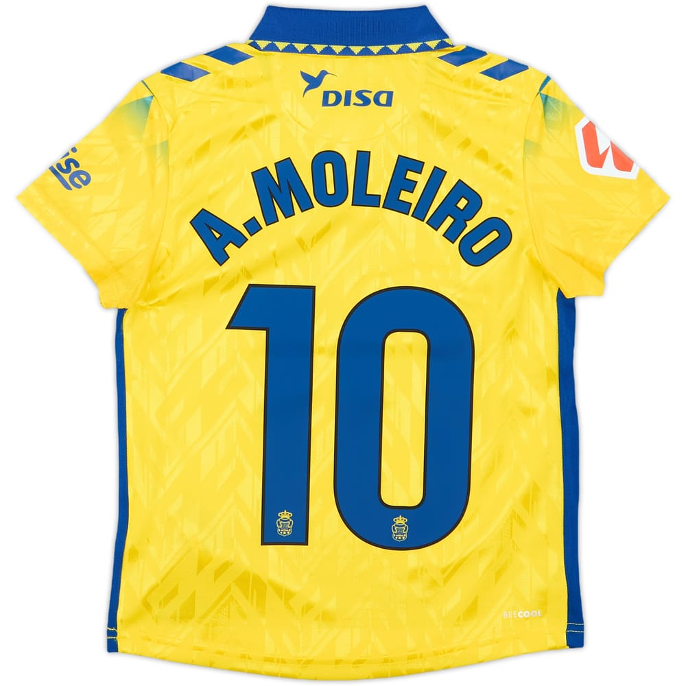2024-25 Las Palmas Home Shirt A.Moleiro #10 (5-6 Years)