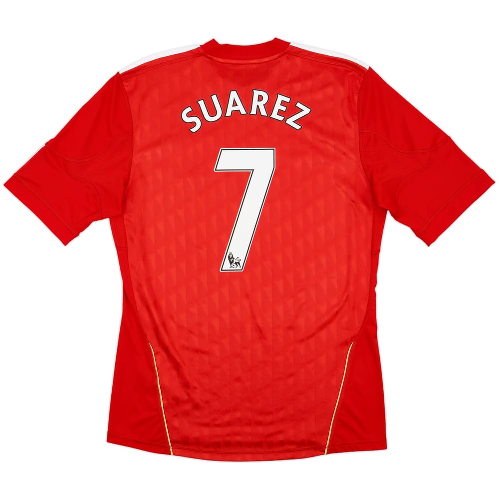 2010-12 Liverpool Home Shirt Suarez #7 - 7/10 - (M)