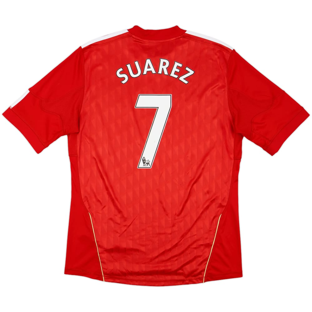 2010-12 Liverpool Home Shirt Suarez #7 - 6/10 - (L)