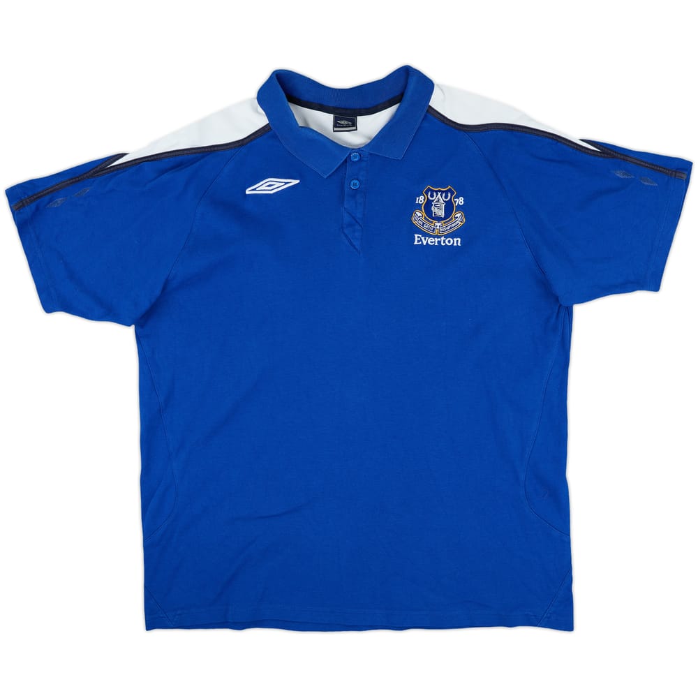 2007-08 Everton Umbro Polo Shirt - 7/10 - (XXL)