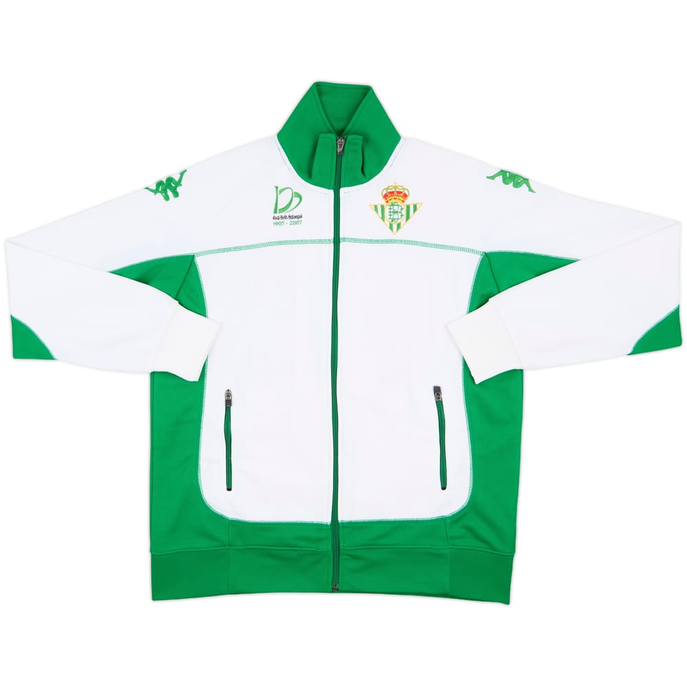 2007-08 Real Betis Kappa Track Jacket - 8/10 - (M)