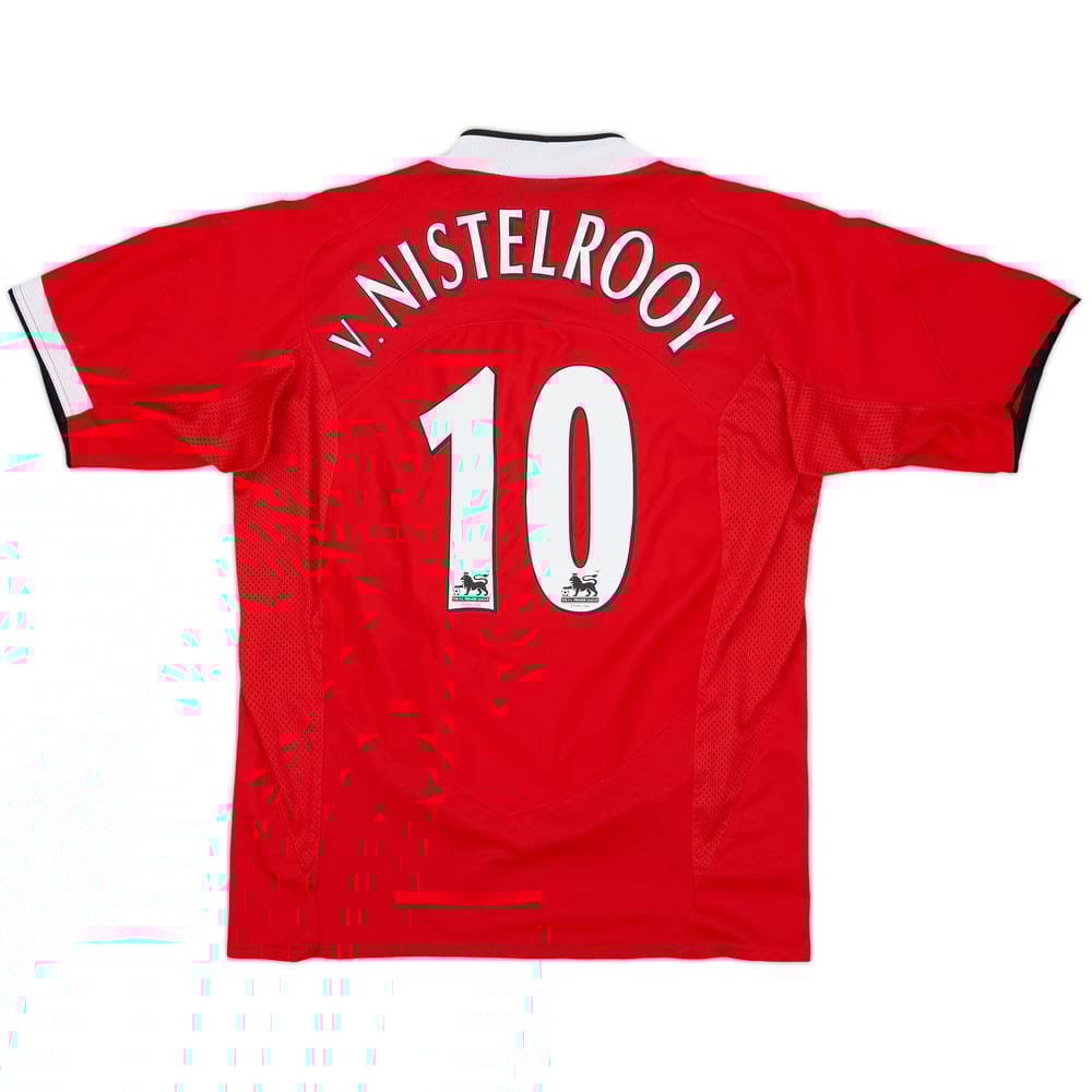 2004-06 Manchester United Home Shirt V.Nistelrooy #10 - 9/10 - (L)