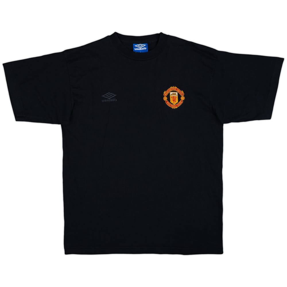 1996-98 Manchester United Umbro Cotton Tee - 8/10 - (L)