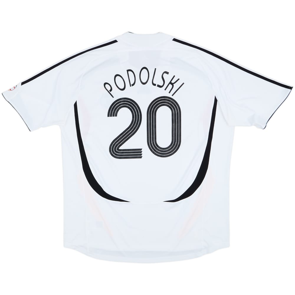 2005-07 Germany Home Shirt Podolski #20 - 7/10 - (3XL)