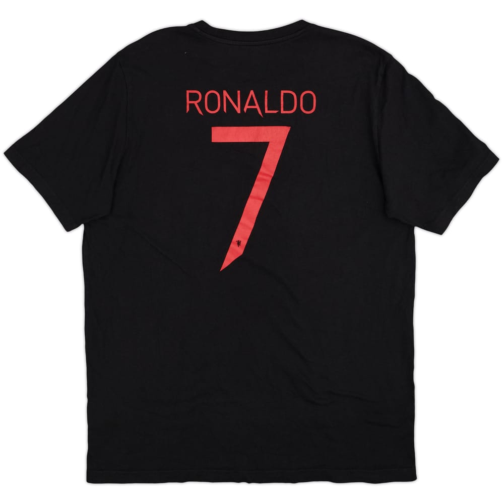 2021-22 Manchester United adidas Cotton Tee Ronaldo #7 - 8/10 - (L)