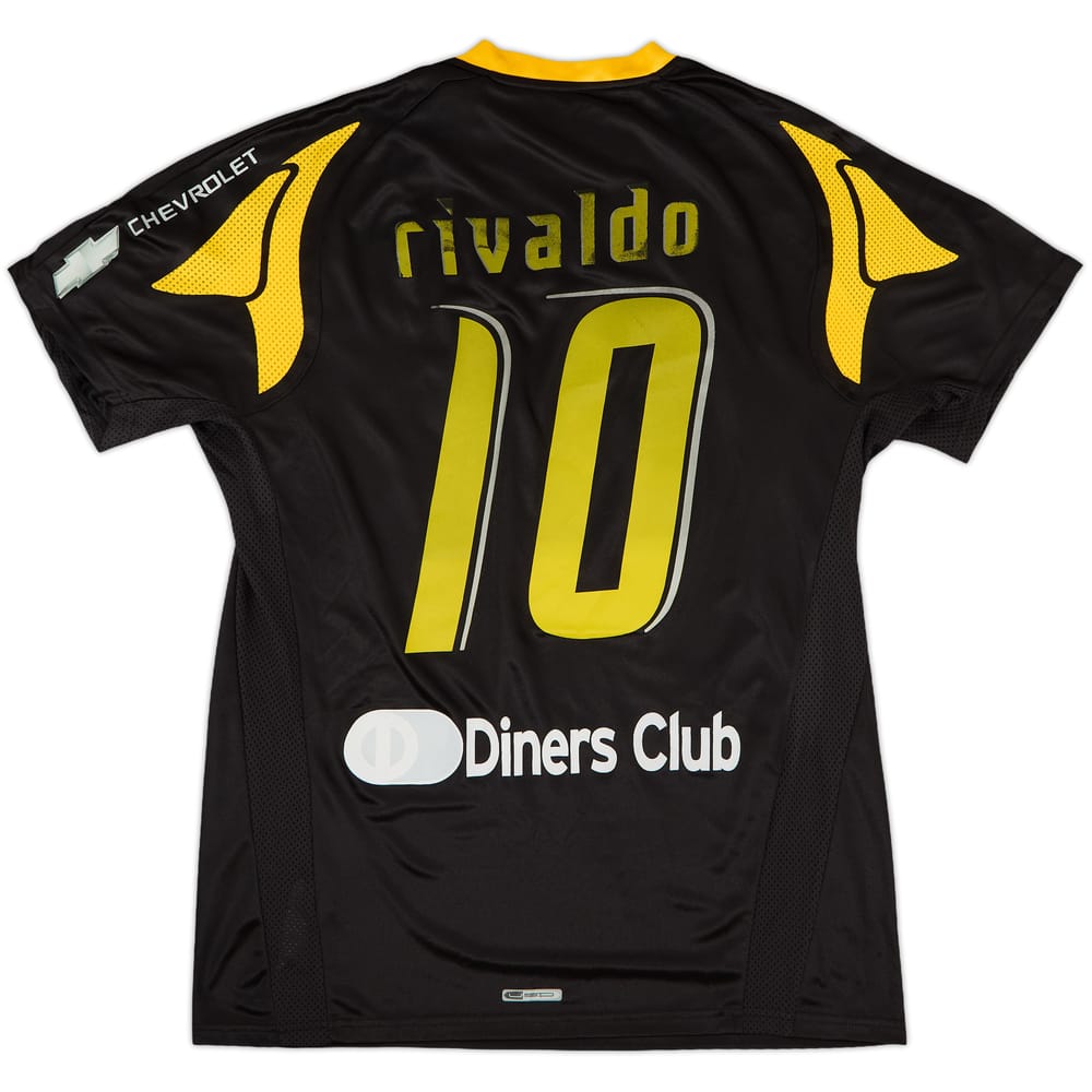 2007-08 AEK Athens Away Shirt Rivaldo #10 (L)