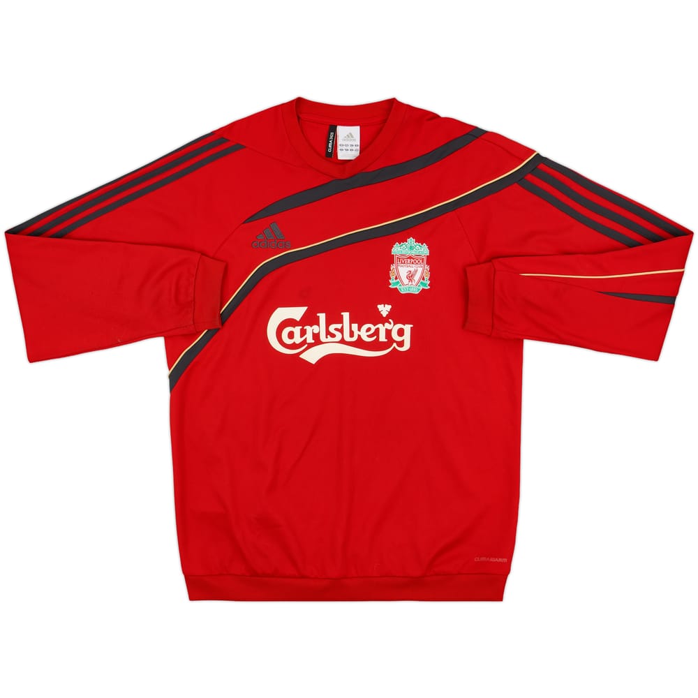 2009-10 Liverpool adidas Sweat Top - 6/10 - (M/L)