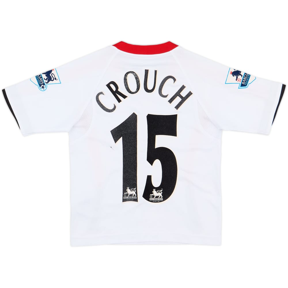 2005-06 Liverpool Away Shirt Crouch #15 - 6/10 - (M.Boys)