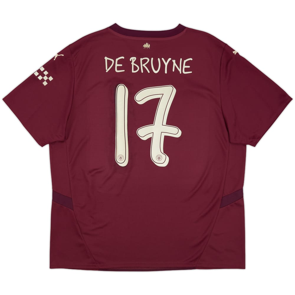 2024-25 Manchester City Third Shirt De Bruyne #17 - 6/10 - (XXL)