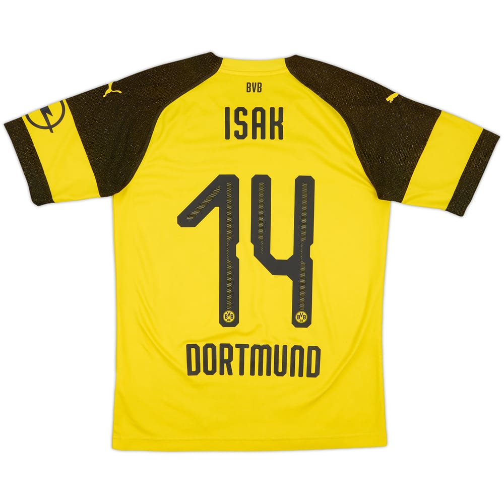 2018-19 Borussia Dortmund Home Shirt Isak #14 - 6/10 - (S)