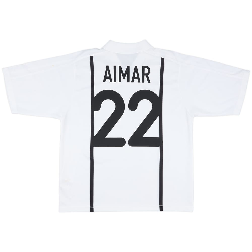 2000-01 Valencia Home Shirt Aimar #22 - 6/10 - (L)