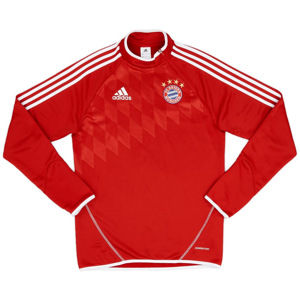 2013-14 Bayern Munich adidas 1/4 Zip Drill Top - 10/10 - (S)