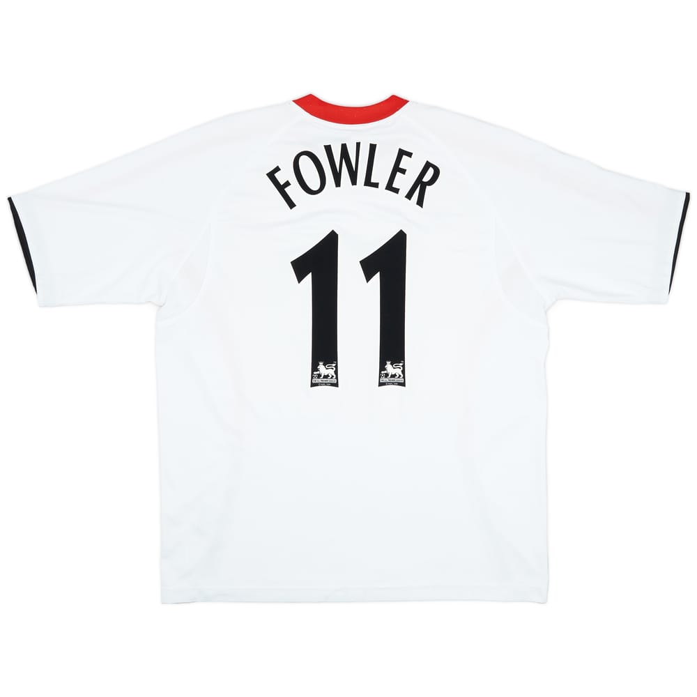 2005-06 Liverpool Away Shirt Fowler #11 - 9/10 - (XL)