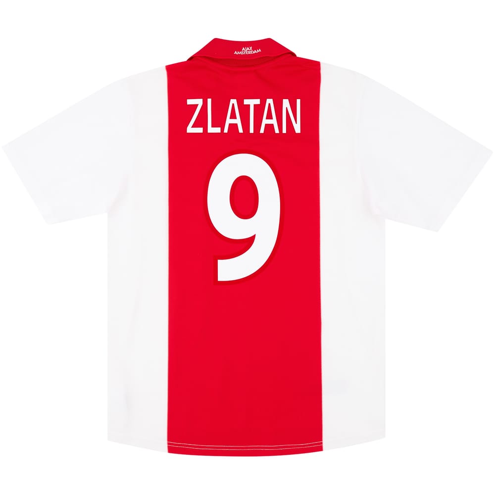 2001-02 Ajax Home Shirt Zlatan #9 - 4/10 - (S)