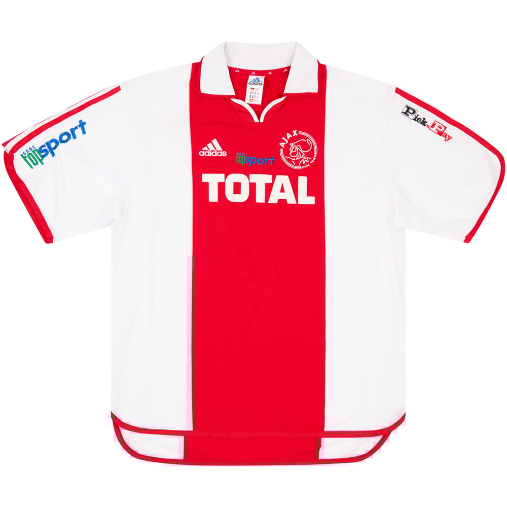 2000-01 Ajax Cape Town Match Issue Home Shirt #3