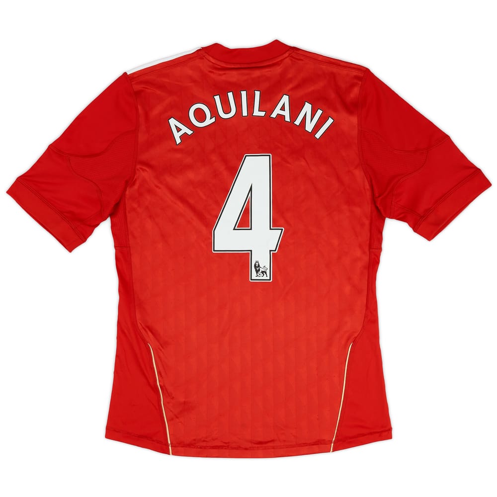 2010-12 Liverpool Home Shirt Aquilani #4 - 7/10 - (S)