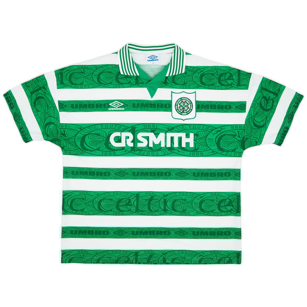 1995-97 Celtic Home Shirt - 9/10 - (XXL)