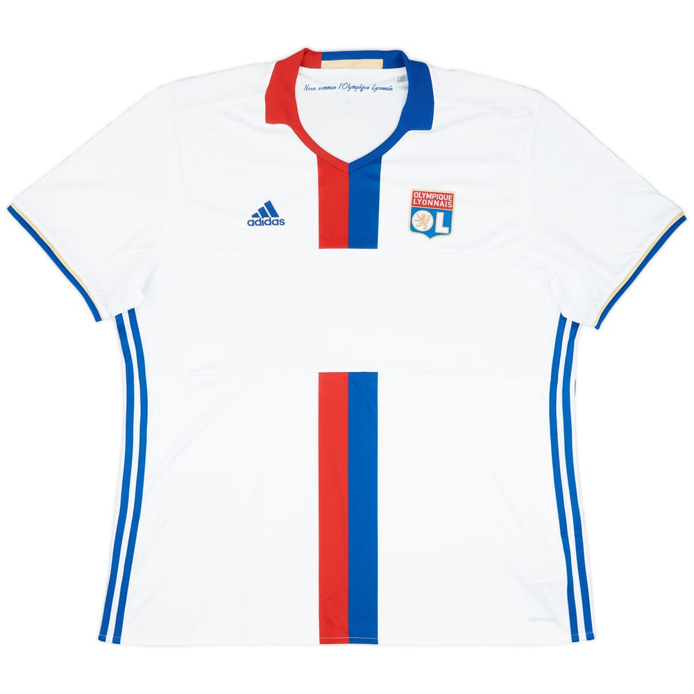 2016-17 Lyon Home Shirt - 8/10 - (XXL)