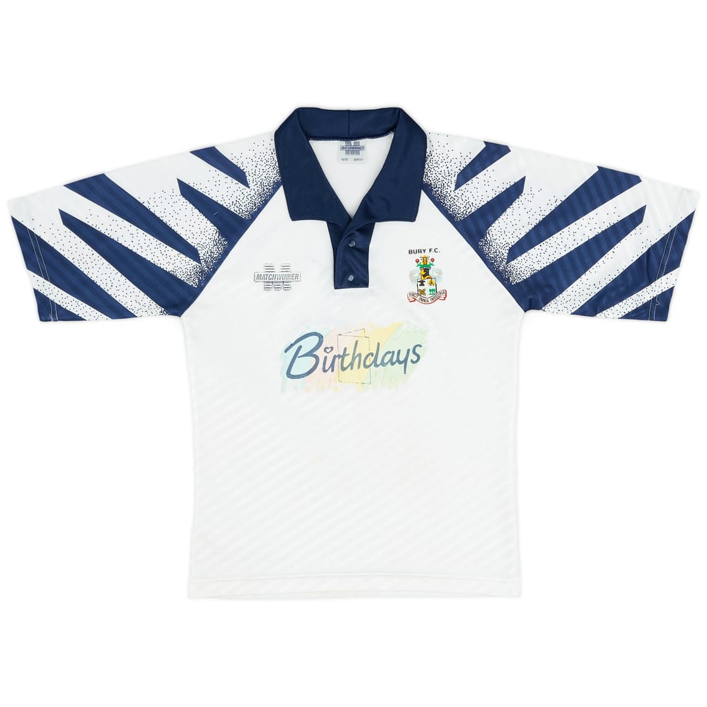 1993-94 Bury Home Shirt - 8/10 - (S)