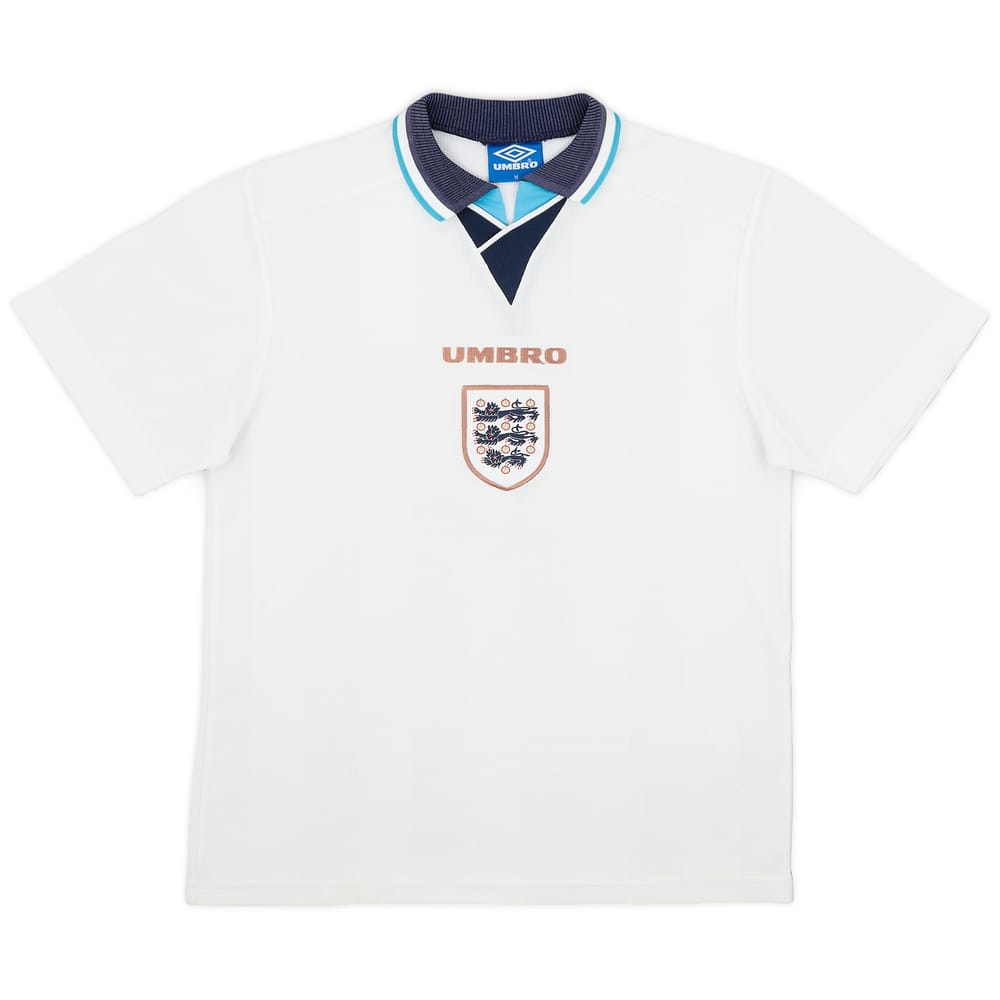 1995-97 England Home Shirt - 5/10 - (M)