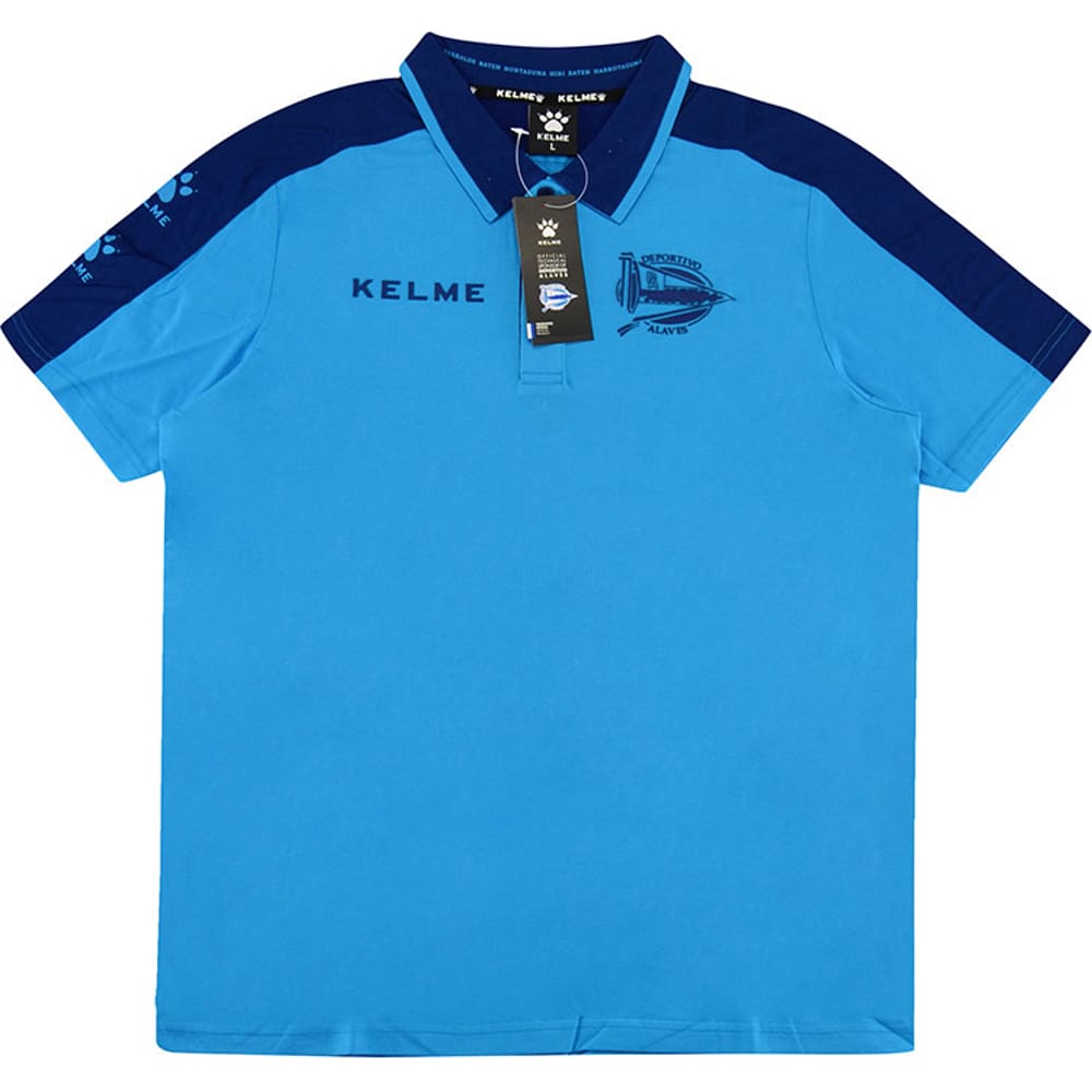 2017-18 Alaves Kelme Polo T-Shirt (S)
