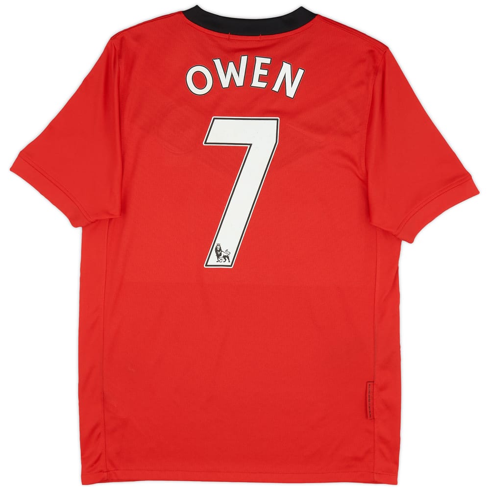2009-10 Manchester United Home Shirt Owen #7 - 7/10 - (S)