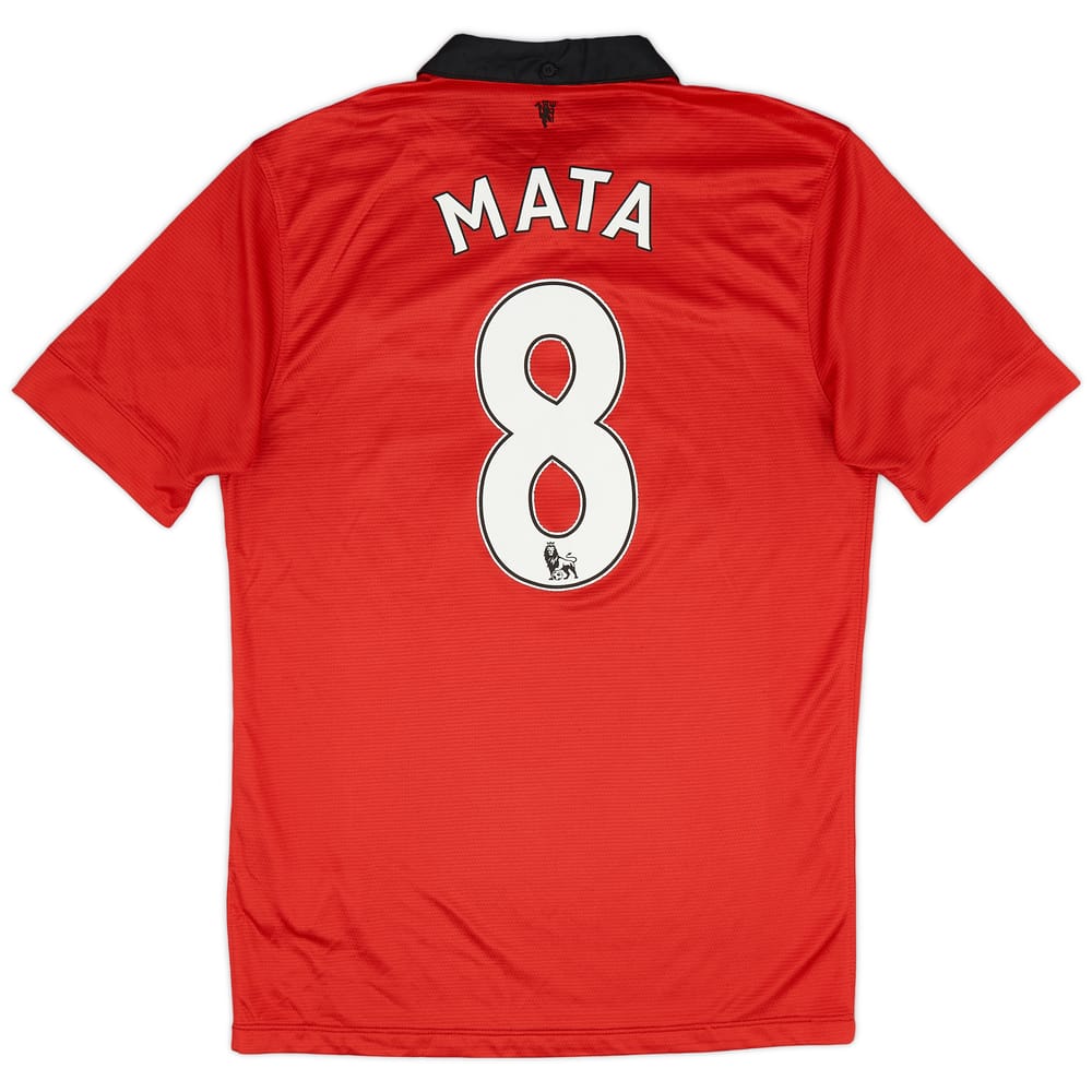 2013-14 Manchester United Home Shirt Mata #8 - 8/10 - (S)