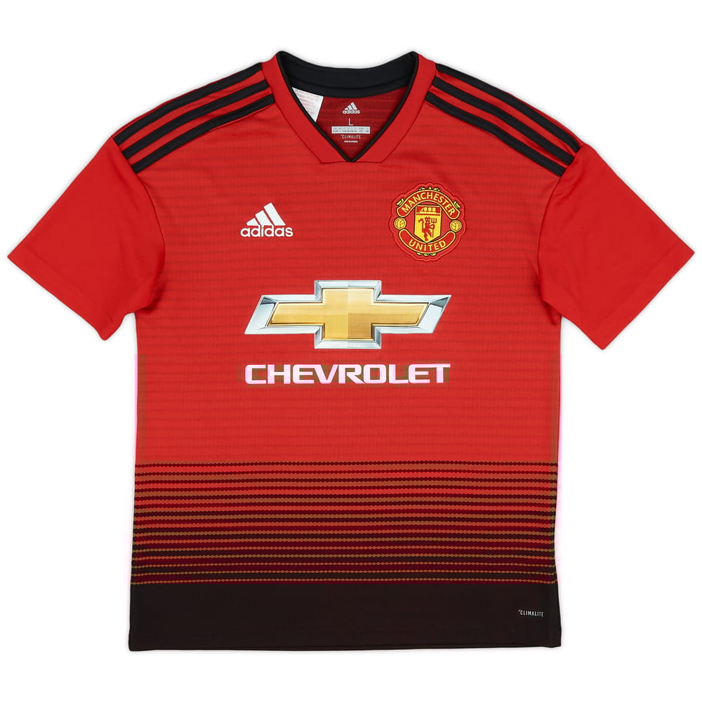 2018-19 Manchester United Home Shirt - 9/10 - (XL.Boys)