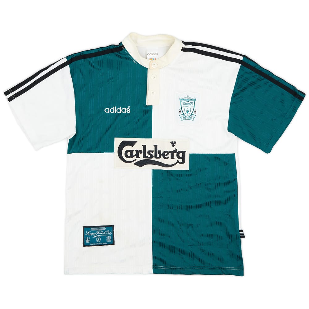 1995-96 Liverpool Away Shirt - 7/10 - (S.Boys)