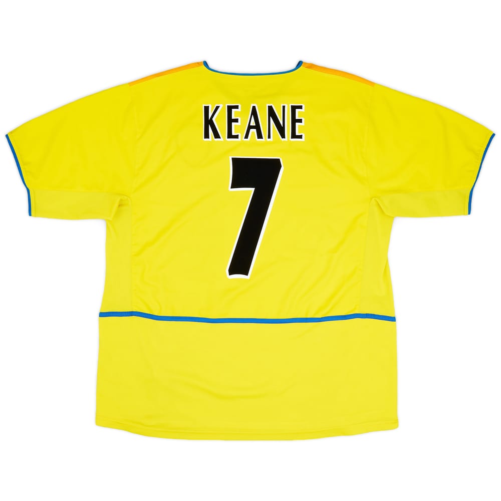 2002-03 Leeds United Away Shirt Keane #7 - 8/10 - (XL)