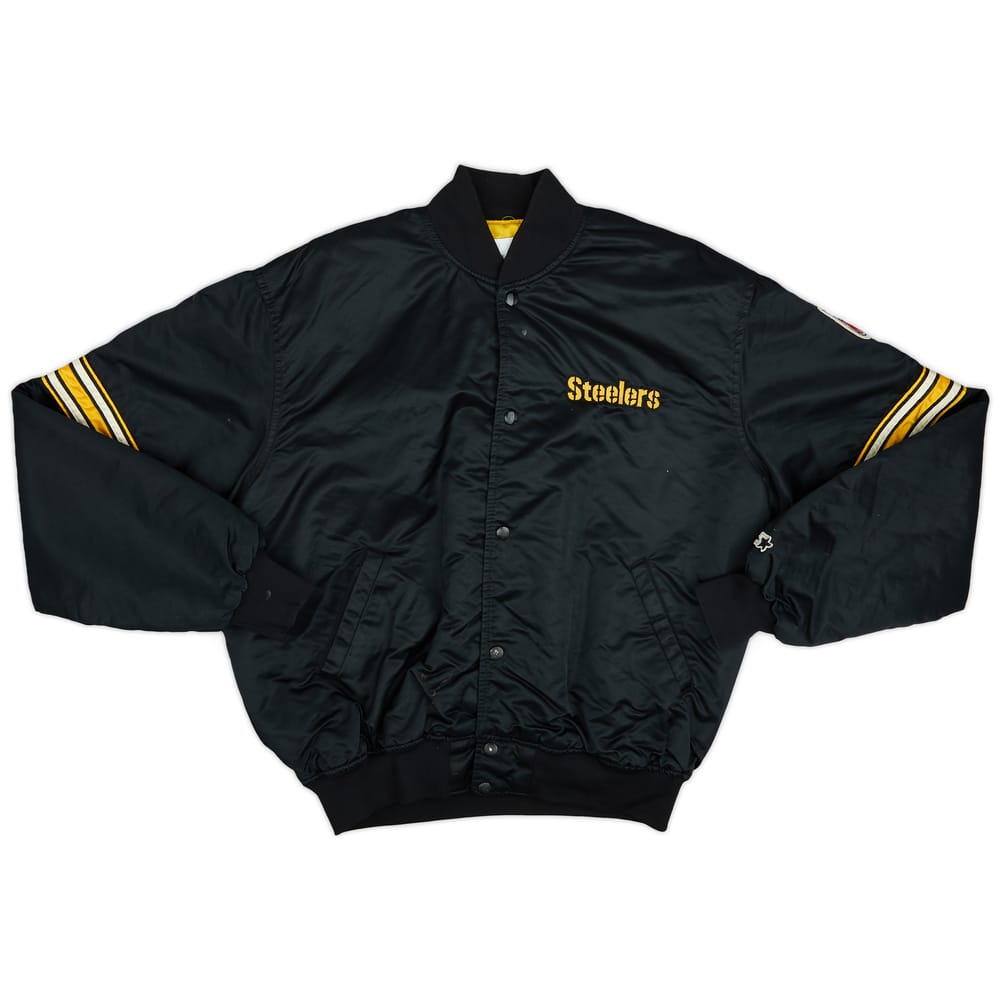 1980's Pittsburgh Steelers Starter Satin Varsity Jacket (Very Good) XL