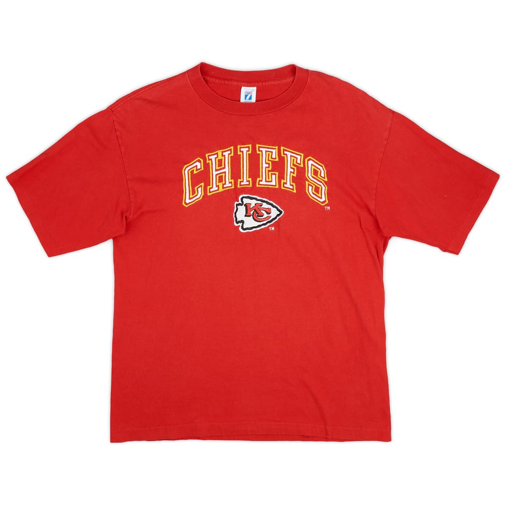 1990-96 Kansas City Chiefs Logo 7 Tee (Excellent) XL