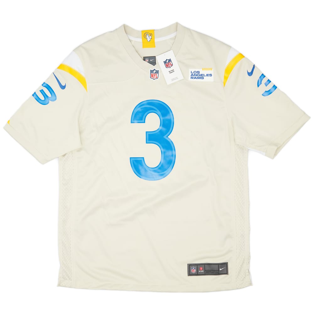 2021 LA Rams Beckham Jr #3 Nike Game Alternate Jersey (L)
