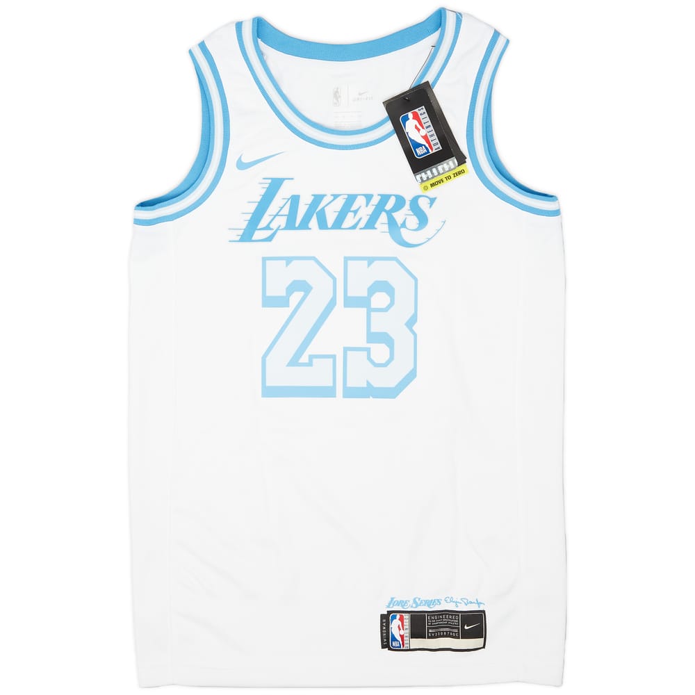 2020-21 LA Lakers James #23 Nike Swingman Alternate Jersey (S)