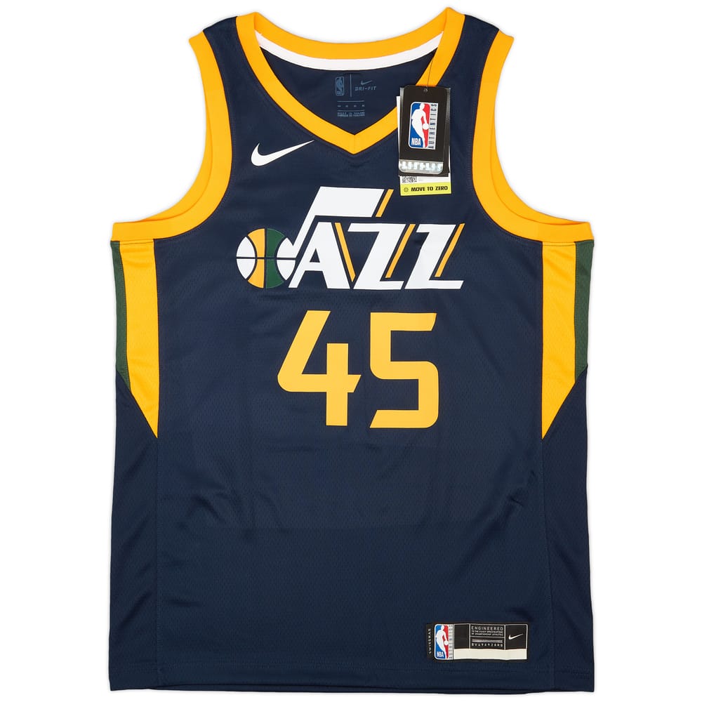 2017-22 Utah Jazz Mitchell #45 Nike Swingman Away Jersey (M)