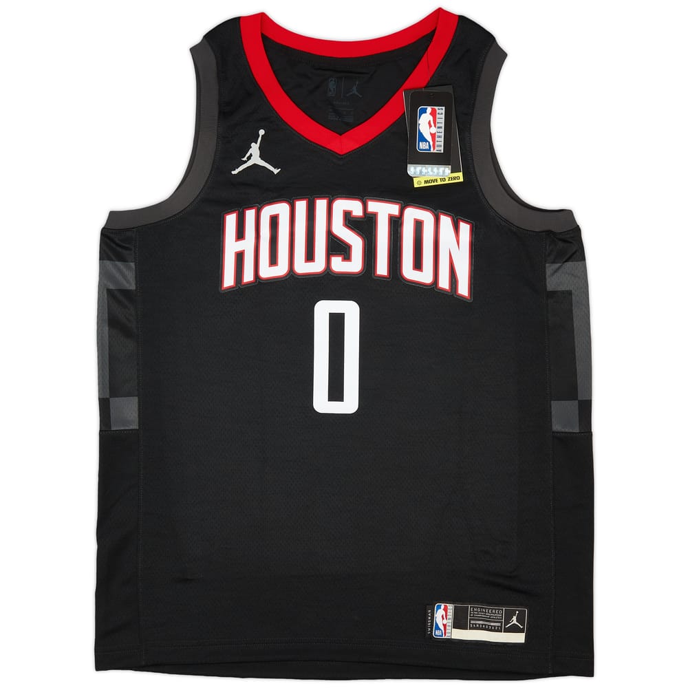 2021-22 Houston Rockets Green #0 Jordan Swingman Alternate Jersey (L)