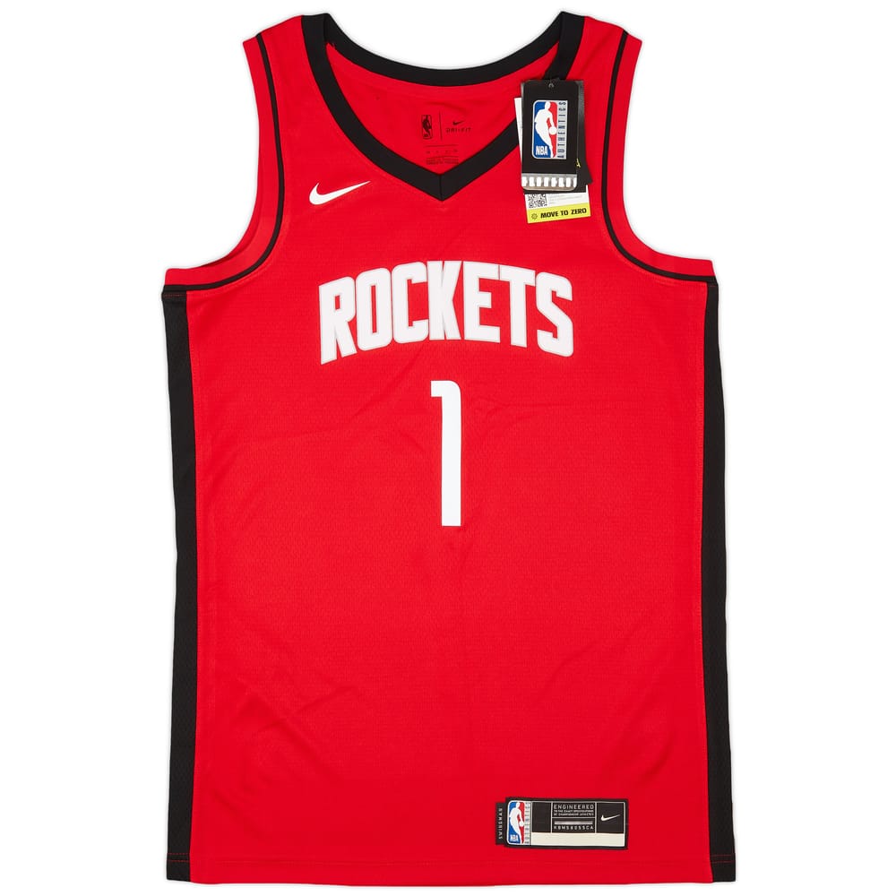 2020-22 Houston Rockets Wall #1 Nike Swingman Away Jersey (S)