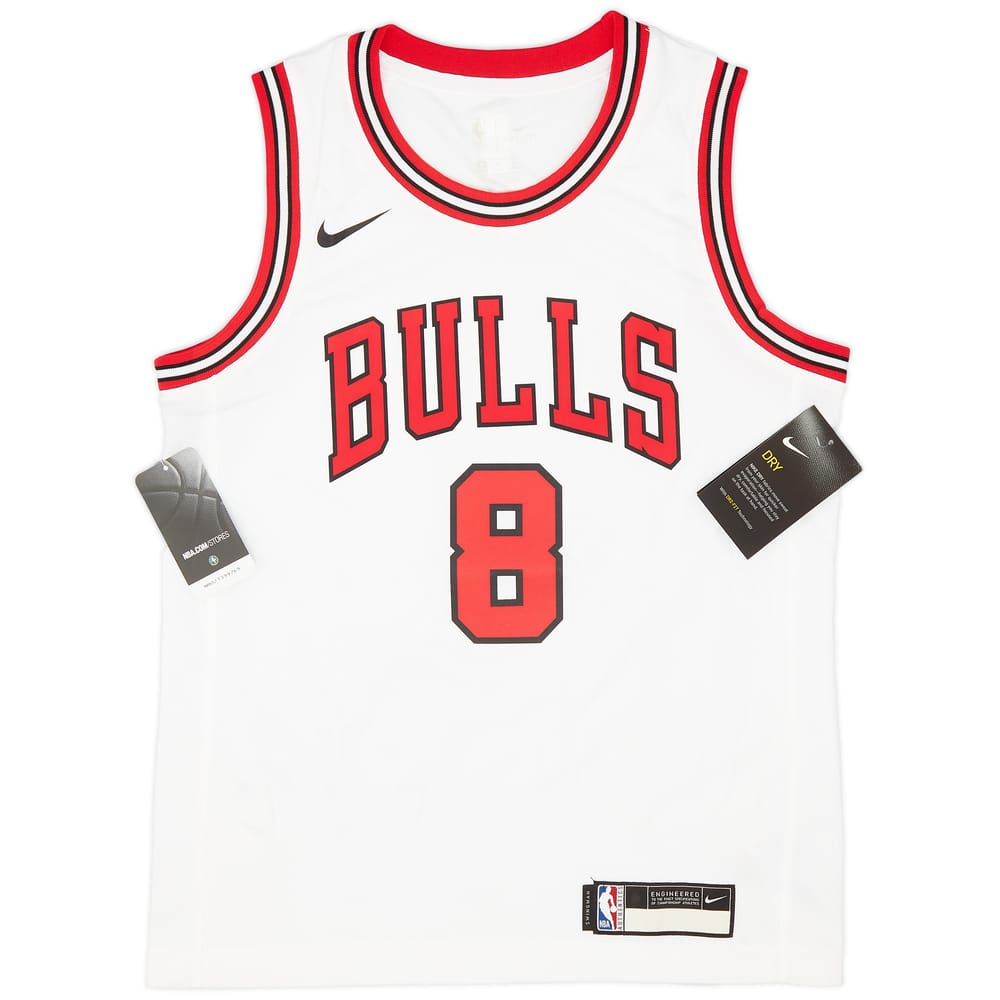 2017-24 Chicago Bulls Lavine #8 Nike Swingman Home Jersey (M.Kids)