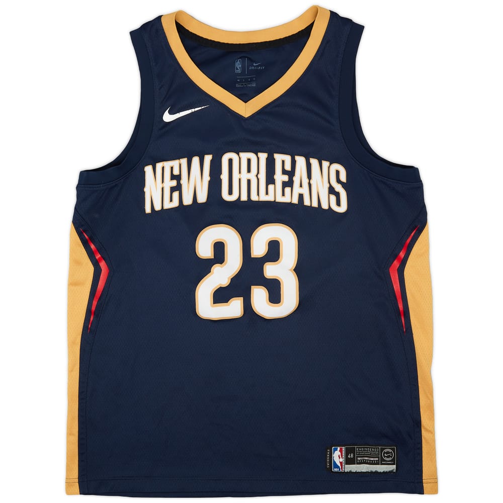 2017-19 New Orleans Pelicans Davis #23 Nike Swingman Away Jersey (Very Good) L