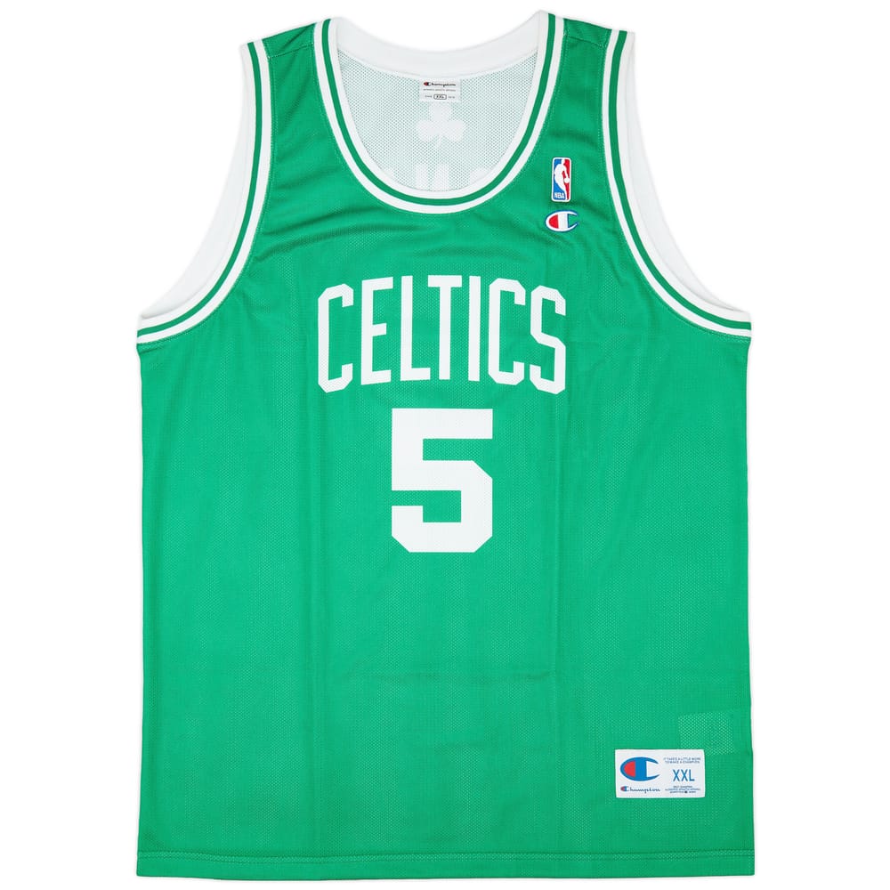 2007-10 Boston Celtics Garnett #5 Champion Away Jersey (Excellent) XXL