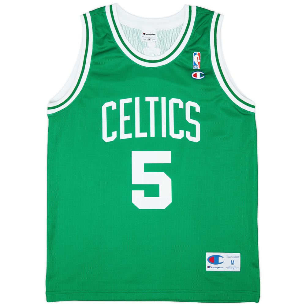 2007-10 Boston Celtics Garnett #5 Champion Away Jersey (Excellent) M