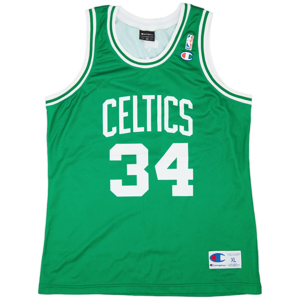 1998-10 Boston Celtics Pierce #34 Champion Away Jersey (Excellent) XL