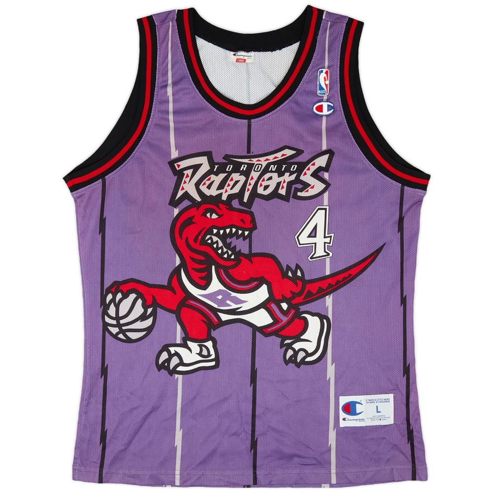 1995-96 Toronto Raptors Esposito #4 Champion Away Jersey (Excellent) L