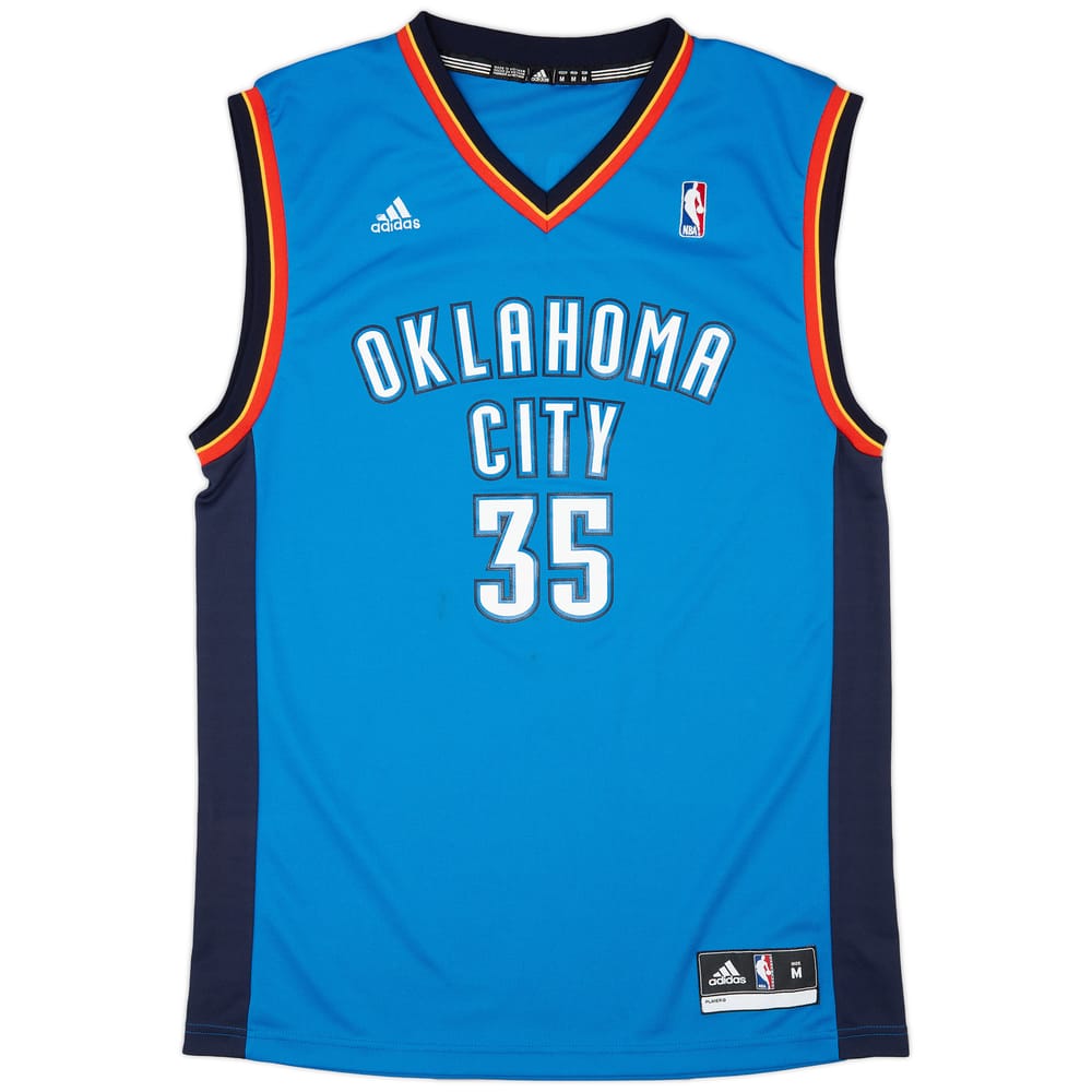 2010-14 Oklahoma City Thunder Durant #35 adidas Away Jersey (Excellent) M