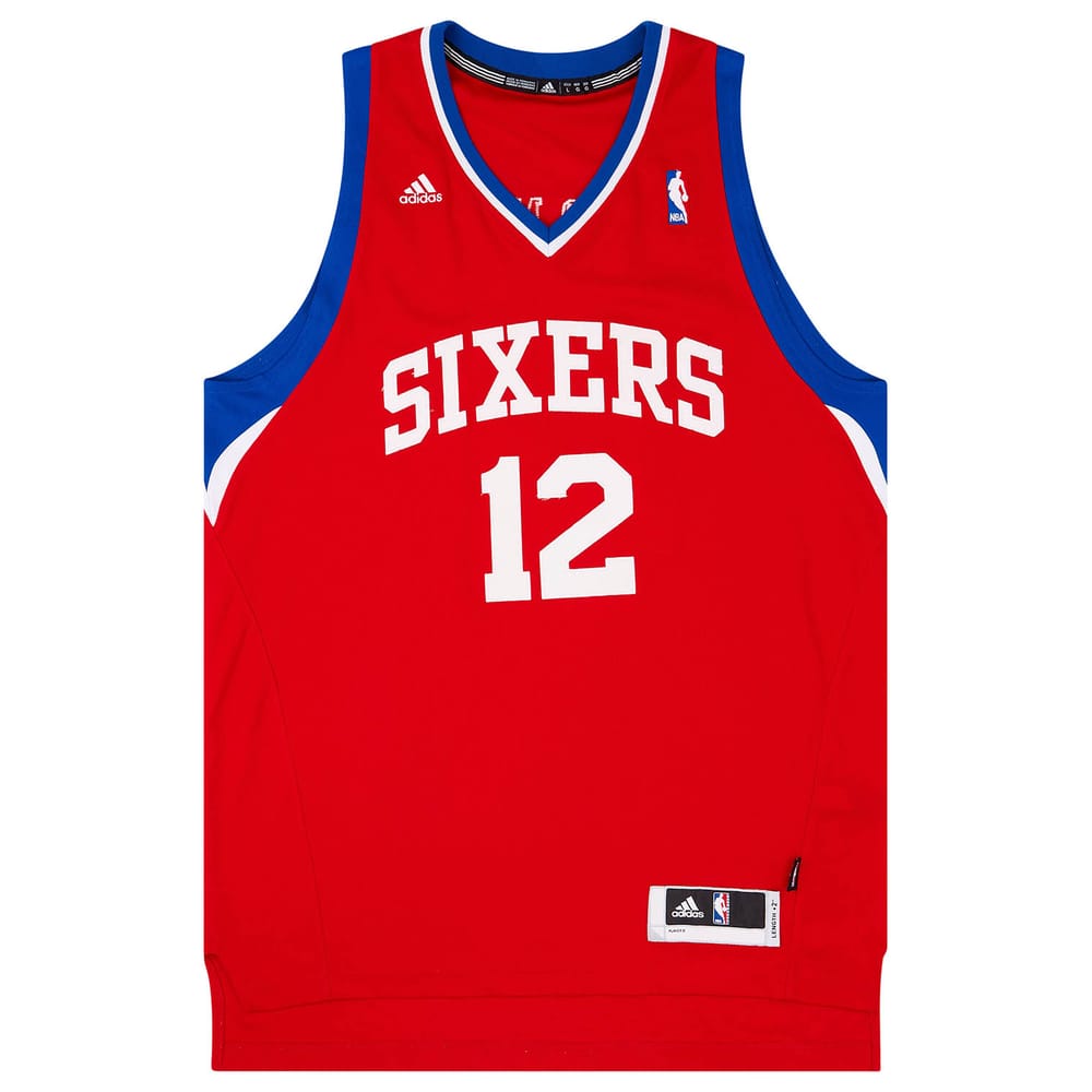 2010-14 Philadelphia 76ers Turner #12 adidas Swingman Away Jersey (Excellent) L